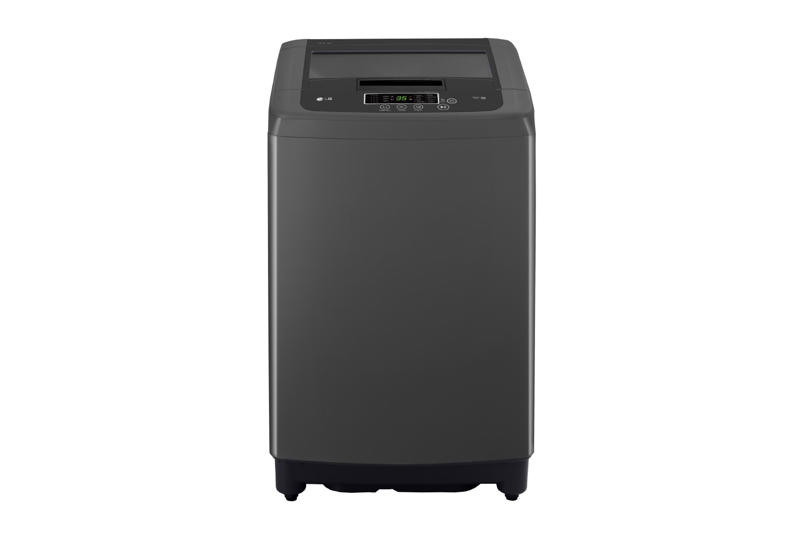 มุมมองด้านหน้าของเครื่องซักผ้าฝาบน ความจุซัก 12 กก. รุ่น T2312VSPB ระบบ Smart Inverter'